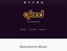 Tablet Screenshot of 4food.com